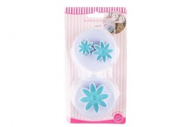 Set 2 cortantes saca bocados FLORES 8 PETALOS